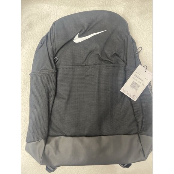 NEW Nike Brasilia Balck School Gym Training Backpack Book Bag - Picture 1 of 3